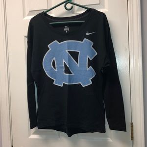 Nike NC tarheels black long sleeve T-shirt